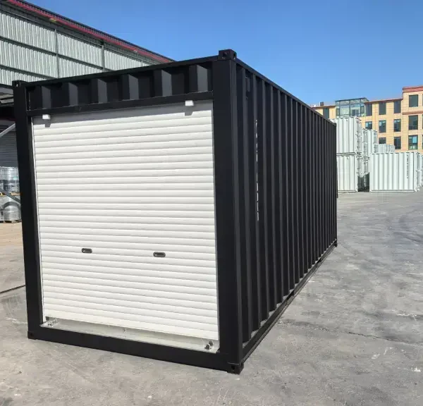 Contenitore da spedizione Rhino-Cross-Containers da 20 piedi con porta avvolgibile (2025)