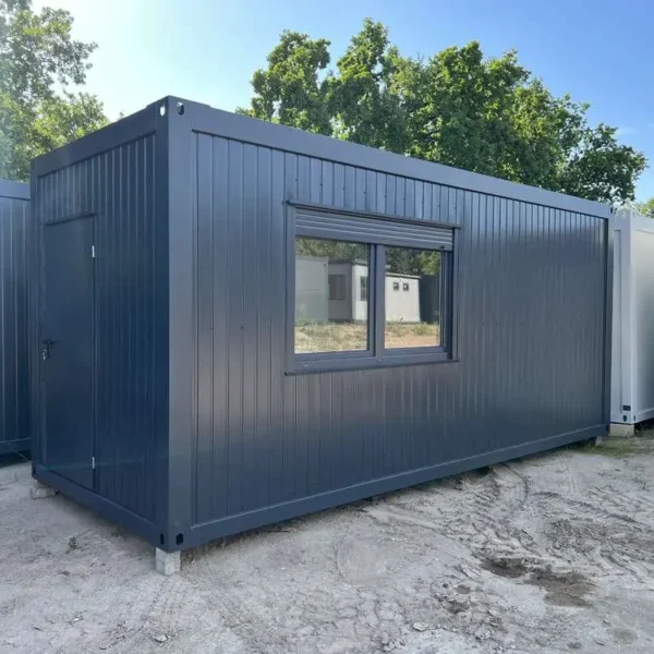 Container Base Vita con Angolo Cottura, WC e Doccia – 6,00 x 2,43 m